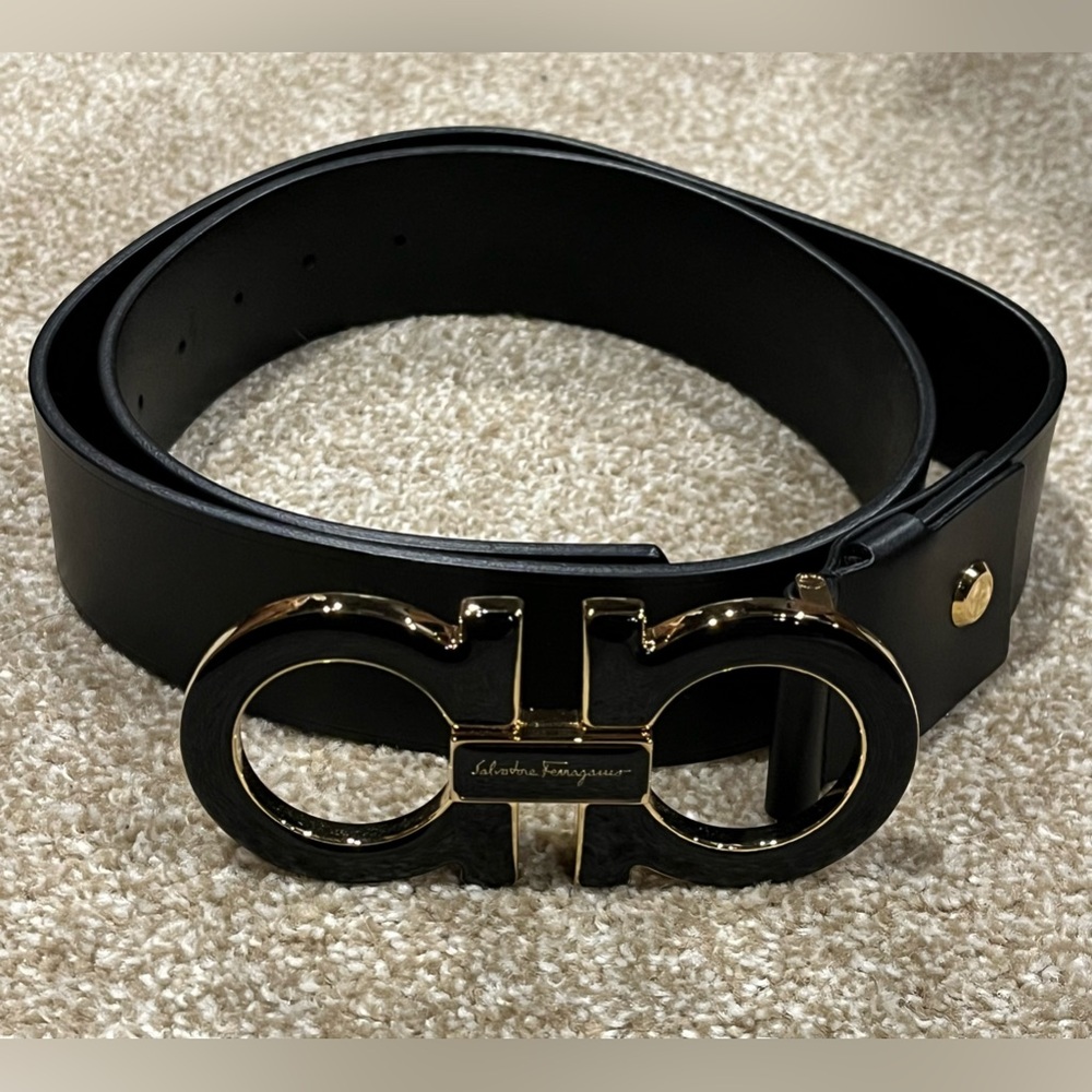 Men’s Salvatore Ferragamo Double Gancini Belt
